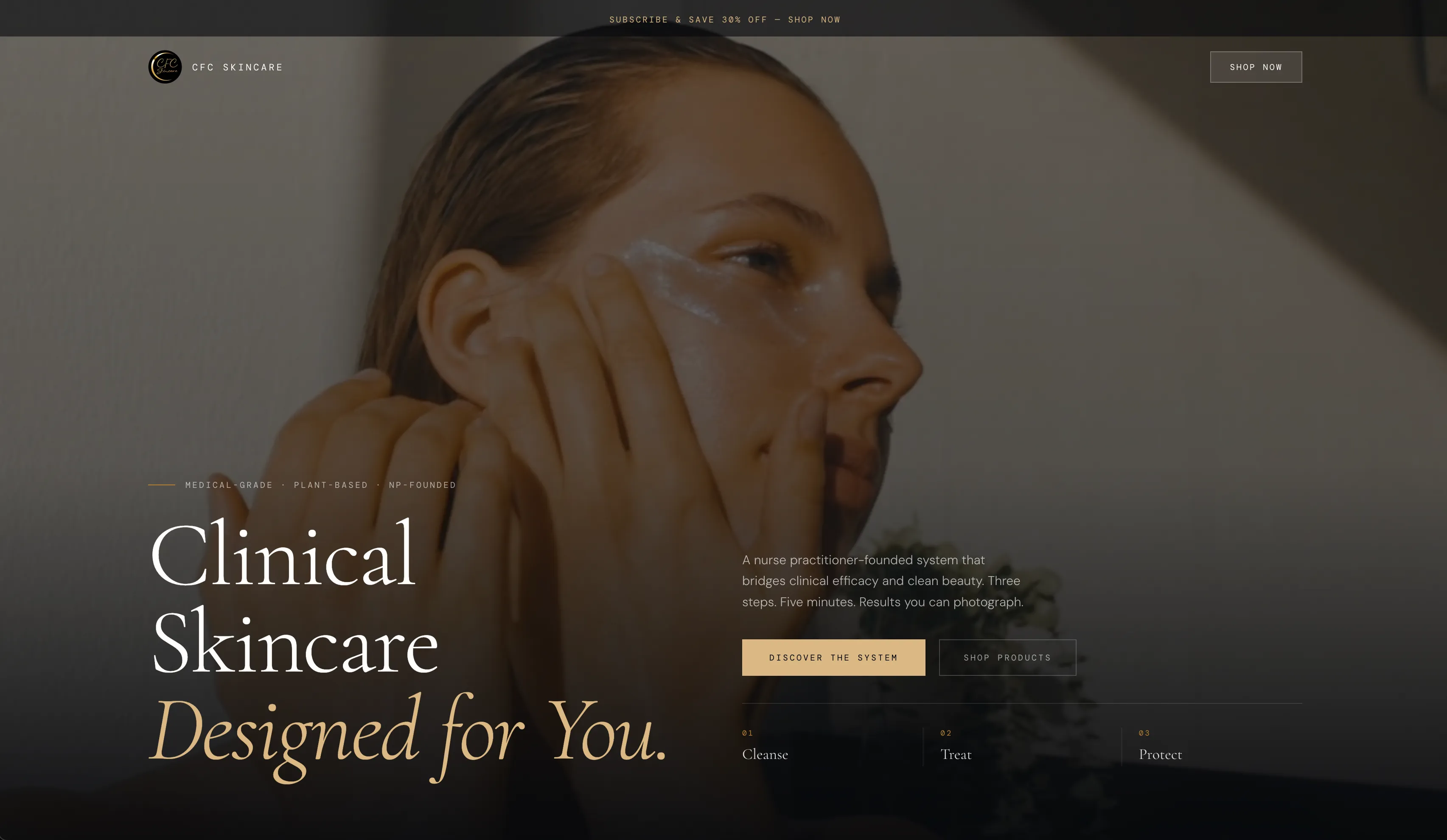 DSM MD website portfolio preview